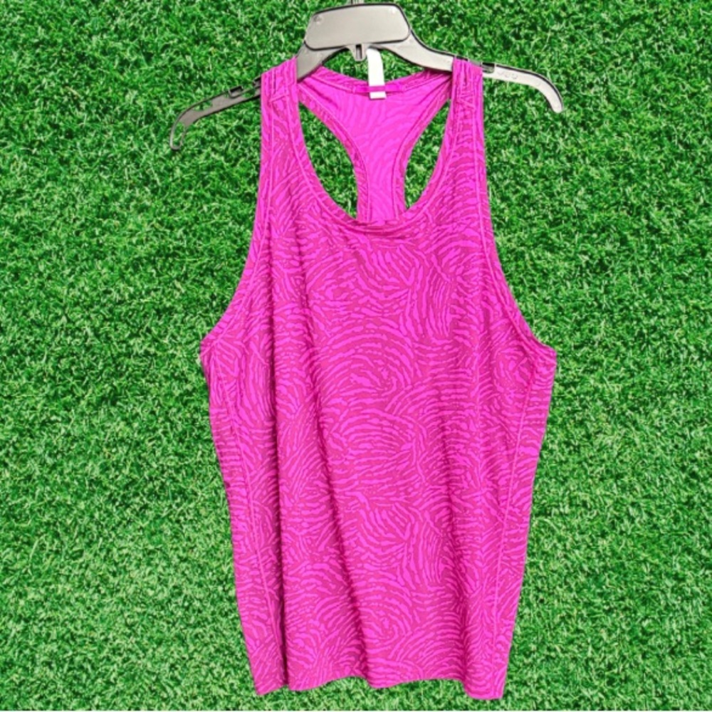 Athleta Pink Racerback Athletic Top size Large